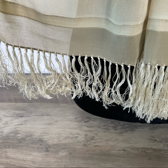 Vintage Furla Paisley Floral Fringe Furla Scarf - Picture 8 of 9